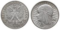 5 złotych 1934, Warszawa, Głowa Kobiety, moneta 