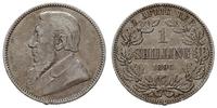 1 szyling 1896, prezydent Kruger, srebro "925", 