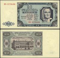 20 złotych 1.07.1948, seria HS 6778466, Lucow 12
