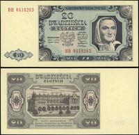 20 złotych 1.07.1948, seria HH 8418263, Lucow 12