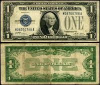 1 dolar 1928 A, niebieska pieczęć, seria M087507