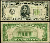 5 dolarów 1934, zielona pieczęć, seria E01520983
