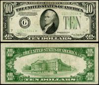 10 dolarów 1934 A, zielona pieczęć, seria G 0251