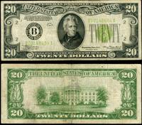 20 dolarów 1934, zielona pieczęć, seria B0014868