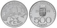 500 forintów 1993, Europejska Unia Walutowa ECU,