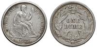 10 centów 1876/CC, Carson City, KM A92