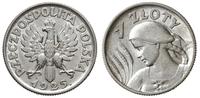 1 złoty 1925, Londyn, Głowa kobiety z kłosami, P