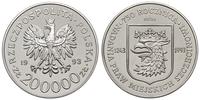 200.000 złotych 1993, Warszawa, PRÓBA-NIKIEL 750