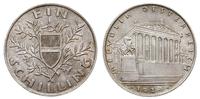 szyling 1924, Wiedeń, patyna, srebro 7.03g "800"