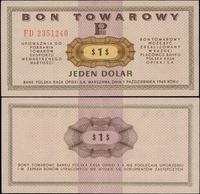1 dolar 01.10.1969, Seria FD, Miłczak B17b
