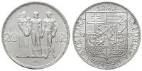 20 koron 1933, srebro "700" 12.08 g, Dav. 65, KM