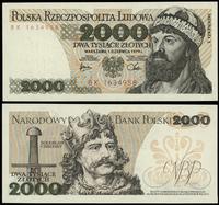 2.000 złotych 01.06.1979, Seria BK, górny lewy r