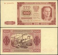 100 złotych 1.07.1948, seria DU numeracja 119097