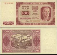 100 złotych 1.07.1948, seria IH numeracja 355898