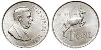 1 rand  1967, odmiana z napisem SUID-AFRIKA, sre