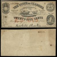 25 centów 01.01.1863, Alabama, podpis: Montgomer