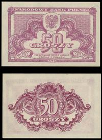 50 groszy 1944, bez oznaczenia serii, prawy góln