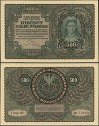 500 marek polskich 23.08.1919, I seria BC numera