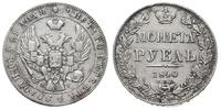 rubel 1840/СПБ НГ, Petersburg, moneta czyszczona