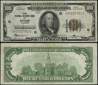 100 dolarów 1929, Seria G00222751A, brązowa piec