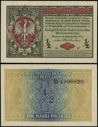 1/2 marki polskiej 09.12.1916, "Generał" Seria B