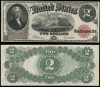 2 dolary 1917, seria D70600995A, czerwona pieczę