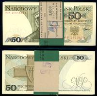 100 x 50 złotych 1.12.1988, oryginalnie zapakowa