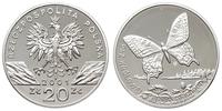 20 złotych 2001, Warszawa, Paź Królowej, srebro 