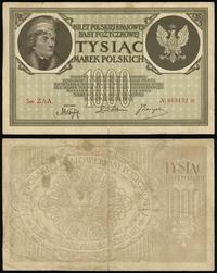1.000 marek polskich 17.05.1919, Seria ZAA, nume