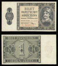1 złoty 1.10.1938, seria IL, numeracja 8686477, 