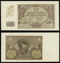 10 złotych 1.03.1940, seria J, numeracja 3706514