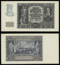 20 złotych 1.03.1940, seria L, numeracja 3722671