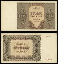 1.000 złotych 1945, seria A, numeracja 0444519, 