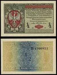 1/2 marki polskiej 09.12.1916, "Generał", II ser