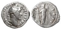 denar 154-155, Rzym, Aw: Głowa cesarza w wieńcu 