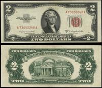 2 dolary 1953 B, Seria A 73050248 A, czerwona pi