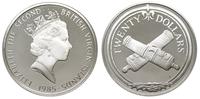 20 dolarów 1985, srebro ''925'', 18.31 g, stempe