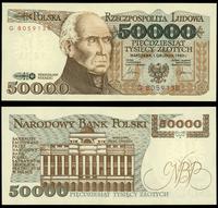 50.000 złotych 1.12.1989, seria G 8059138, piękn
