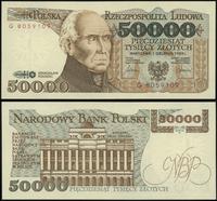 50.000 złotych 1.12.1989, seria G 8059109, Miłcz