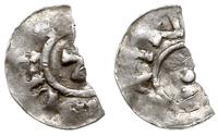 fragment denara, Krzyżyk i napis / Kulka i napis