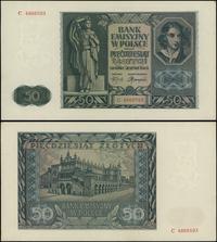 50 złotych 1.08.1941, seria C, numeracja 4866593