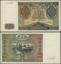 100 złotych 1.08.1941, seria A, numeracja 047530