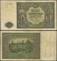 500 złotych 15.01.1946, seria F, numeracja 04480