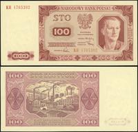 100 złotych 01.07.1948, Seria KR, numeracja 4705