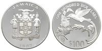 100 dolarów 1987, Koliber, srebro "925" 135.15 g