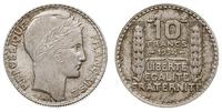 10 franków 1934, Paryż, srebro "680", piękne, Ga
