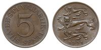 5 centów 1931, spiż, piękne, Parchimowicz 12