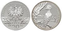 20 złotych 2000, Warszawa, Dudek, srebro "925", 
