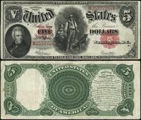 5 dolarów 1907, pieczeć czerwona, podpisy: Speel
