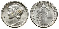 10 centów 1945/D, Denver, typ Mercury, srebro "9